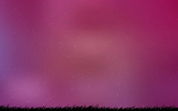 Luz Patrón vectorial rosa con estrellas del cielo nocturno . — Archivo Imágenes Vectoriales