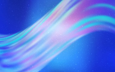 Mavi vektör doku ile Samanyolu yıldız ışık.