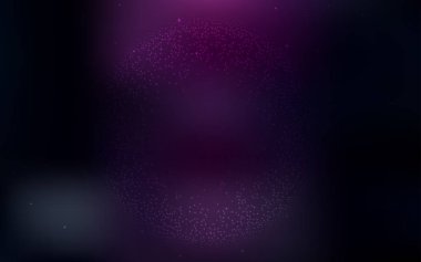 Koyu pembe, gece gökyüzünde desenle mavi vektör yıldız.