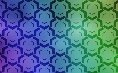 Bükülmüş çizgilerle açık Çok renkli vektör dokusu.