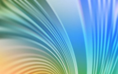 Açık Mavi, bükülmüş çizgileri olan sarı vektör arkaplanı.