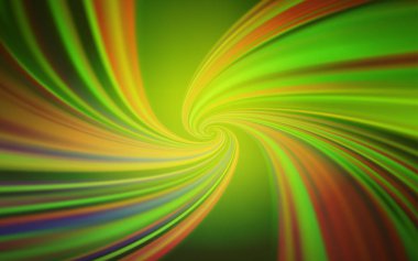 Açık Yeşil, wry çizgileri ile sarı vektör arkaplan.