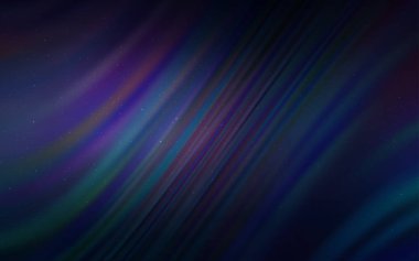 Koyu pembe, astronomik yıldızlar ile mavi vektör arka plan.