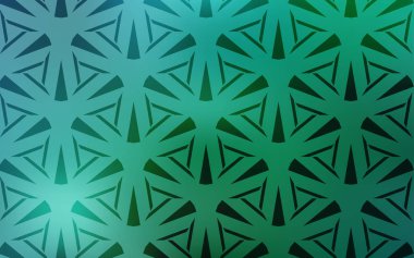 Açık Yeşil vektör arkaplanı çizgiler, üçgenler.