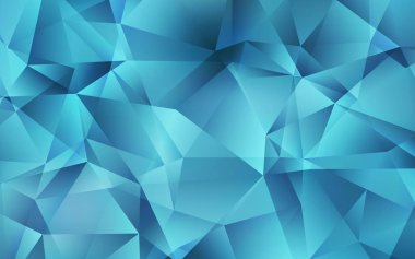 Açık mavi vektör degrade üçgenler doku.