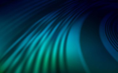 Koyu mavi, yeşil çizgili vektör arkaplanı.