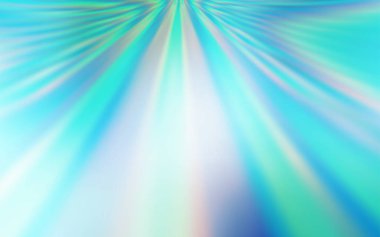 Açık mavi, yeşil vektör parlak deseni bulanıklaştırdı.