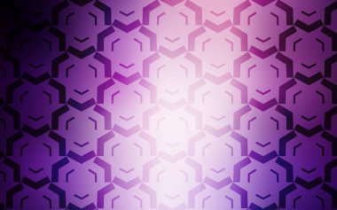 Kavisli çizgilerle Açık Mor vektör düzeni.