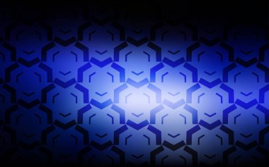 Wry çizgileri ile koyu mavi vektör arkaplanı.