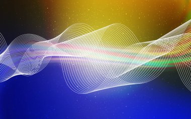 Açık Mavi, Sarı vektör bulanık parlak doku.