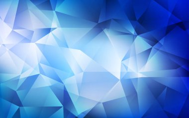 Koyu mavi vektör soyut mozaik desen.