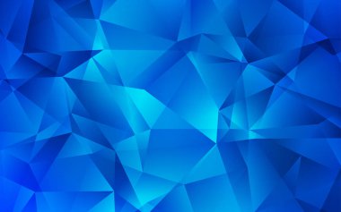 Hafif mavi vektör degrade üçgenler desen.