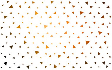 Koyu Turuncu vektör eğimli üçgen desen.