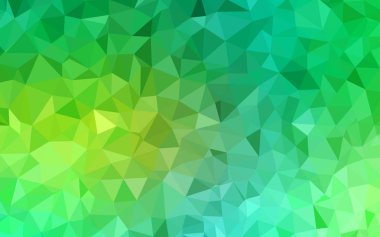 Açık Yeşil Vektör soyut mozaik arkaplan.