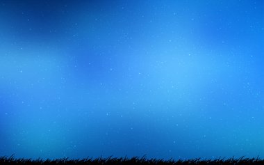 Gece gökyüzü desenle ışık mavi vektör yıldız.