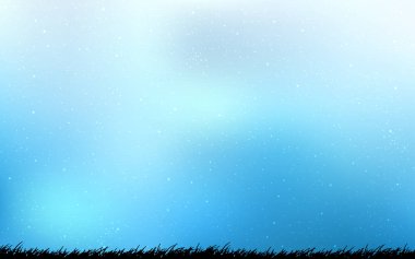 Gece gökyüzü desenle ışık mavi vektör yıldız.