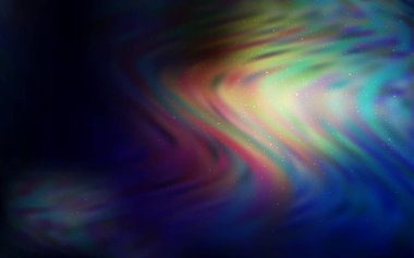 Samanyolu yıldızları ile koyu çok renkli vektör dokusu.