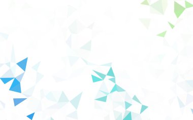 Koyu yeşil, kırmızı vektör soyut çokgen desen.