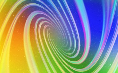 Kozmik yıldız düzeniyle ışık çok renkli vektör.