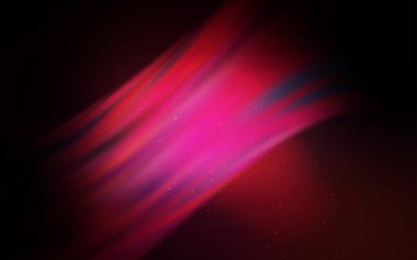 Astronomik yıldızlarla koyu pembe vektör arka planı.