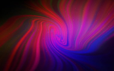 Koyu mavi, kırmızı doku Samanyolu yıldız ile vektör.