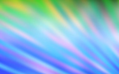 Açık mavi, vektör desen keskin çizgilerle yeşil.