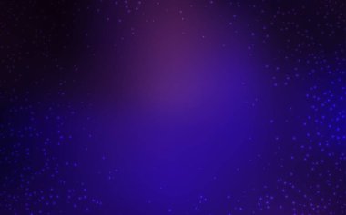 Koyu Mor, Gökada yıldızları ile pembe vektör arka plan.