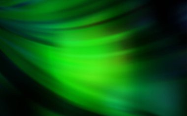 Koyu yeşil vektör soyut bulanık görünüm.