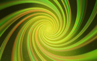 Astronomik yıldızlar ile açık yeşil vektör arka plan.