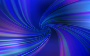 Bükülmüş çizgilerle hafif Mavili vektör arkaplanı.