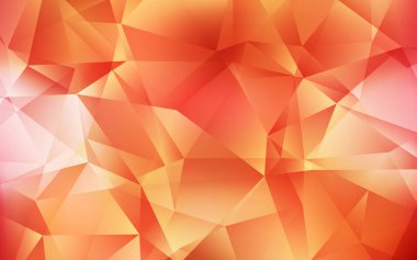 Açık Kırmızı Vektör Çokgen arkaplanı.