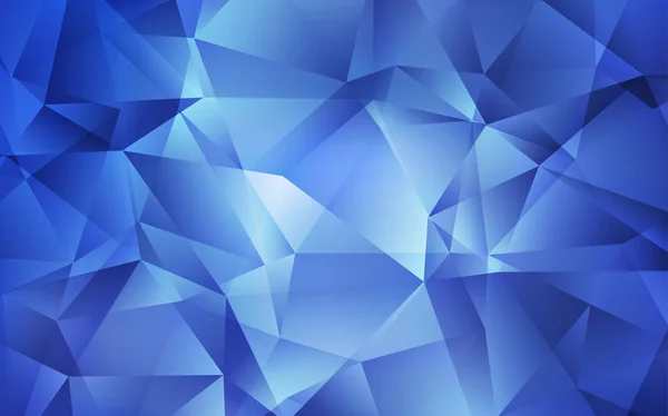 Luce blu vettore astratto mosaico sfondo. — Vettoriale Stock