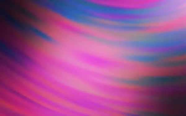 Licht paarse, roze vector textuur met gebogen lijnen. — Stockvector