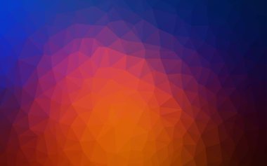 Açık BLUE vektör çokgen deseni.