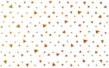 Açık Turuncu vektör üçgen mozaik arka plan.