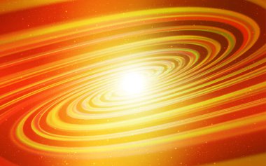 Gece gökyüzü desenle ışık turuncu vektör yıldız.