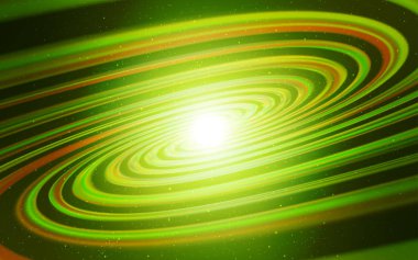 Açık yeşil, sarı vektör doku ile Samanyolu yıldız.