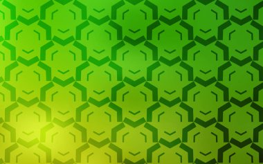 Bükülmüş çizgilerle Açık Yeşil vektör dokusu.