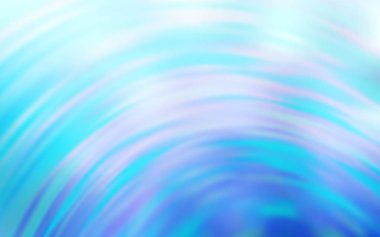 Kavisli çizgilerle Açık Mavi vektör düzeni.