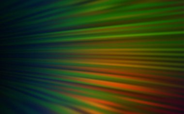 Koyu Yeşil, renkli çizgilerle kırmızı vektör dokusu.