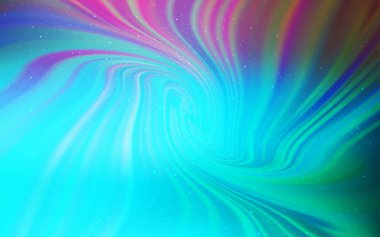 Hafif pembe, mavi vektör arka plan gökada yıldız ile.