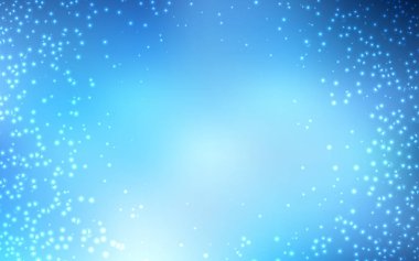 Koyu mavi vektör arka plan astronomi yıldız ile.