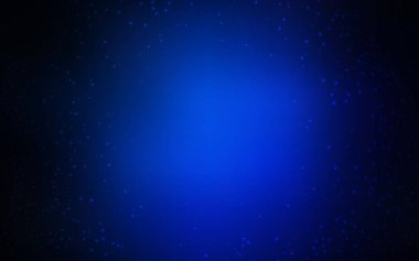 Koyu mavi vektör arka plan gökada yıldız ile.