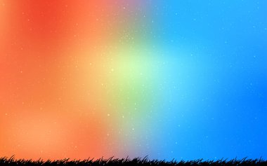 Açık Mavi, Samanyolu yıldızile kırmızı vektör doku.