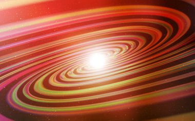 Kozmik yıldızlarla Açık Turuncu vektör düzeni.