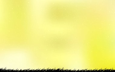 Işık sarı vektör arka plan astronomi yıldız ile.