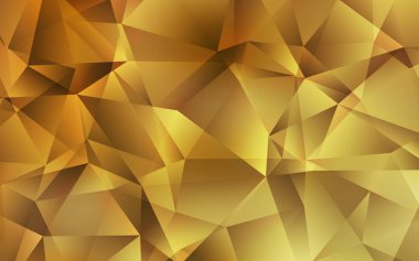 Açık Turuncu Vektör Çokgen arkaplanı.