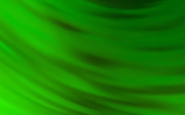 Ljusgrön vektor layout med våta linjer. — Stock vektor
