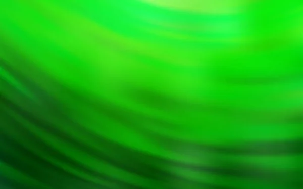 Modèle vectoriel vert clair avec lignes courbes. — Image vectorielle