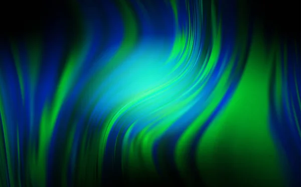 Dunkelblaue, grüne Vektor bunte abstrakte Textur. — Stockvektor